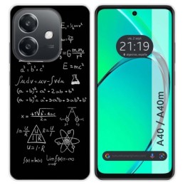 Funda Silicona para Oppo A40 / A40m diseño Formulas Dibujos