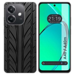 Funda Silicona para Oppo A40 / A40m diseño Neumatico Dibujos