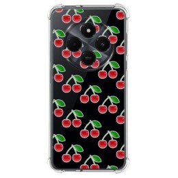 Funda Silicona Antigolpes para Xiaomi Redmi 14C diseño Cerezas Dibujos