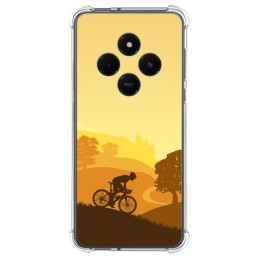 Funda Silicona Antigolpes para Xiaomi Redmi 14C diseño Ciclista Dibujos