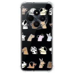 Funda Silicona Antigolpes para Xiaomi Redmi 14C diseño Perros Dibujos