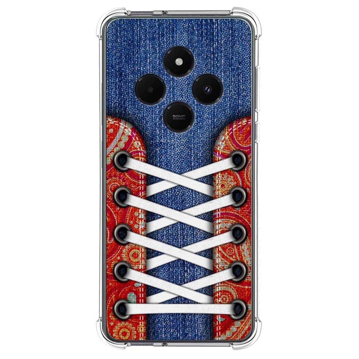 Funda Silicona Antigolpes para Xiaomi Redmi 14C diseño Zapatillas 11 Dibujos