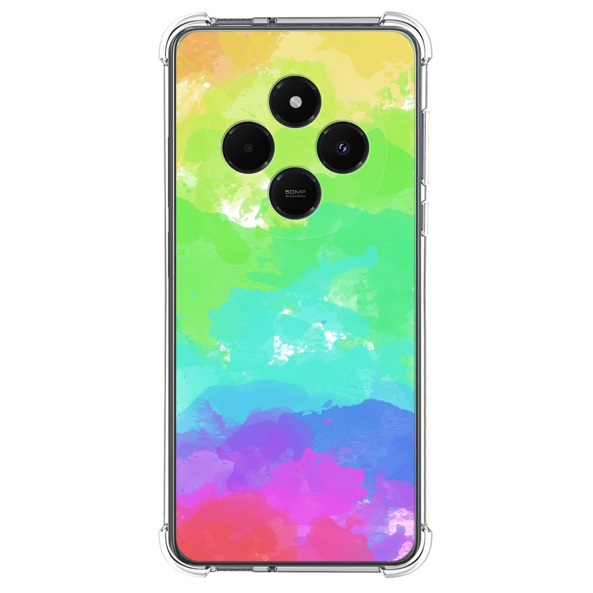 Funda Silicona Antigolpes para Xiaomi Redmi 14C diseño Acuarela 03 Dibujos