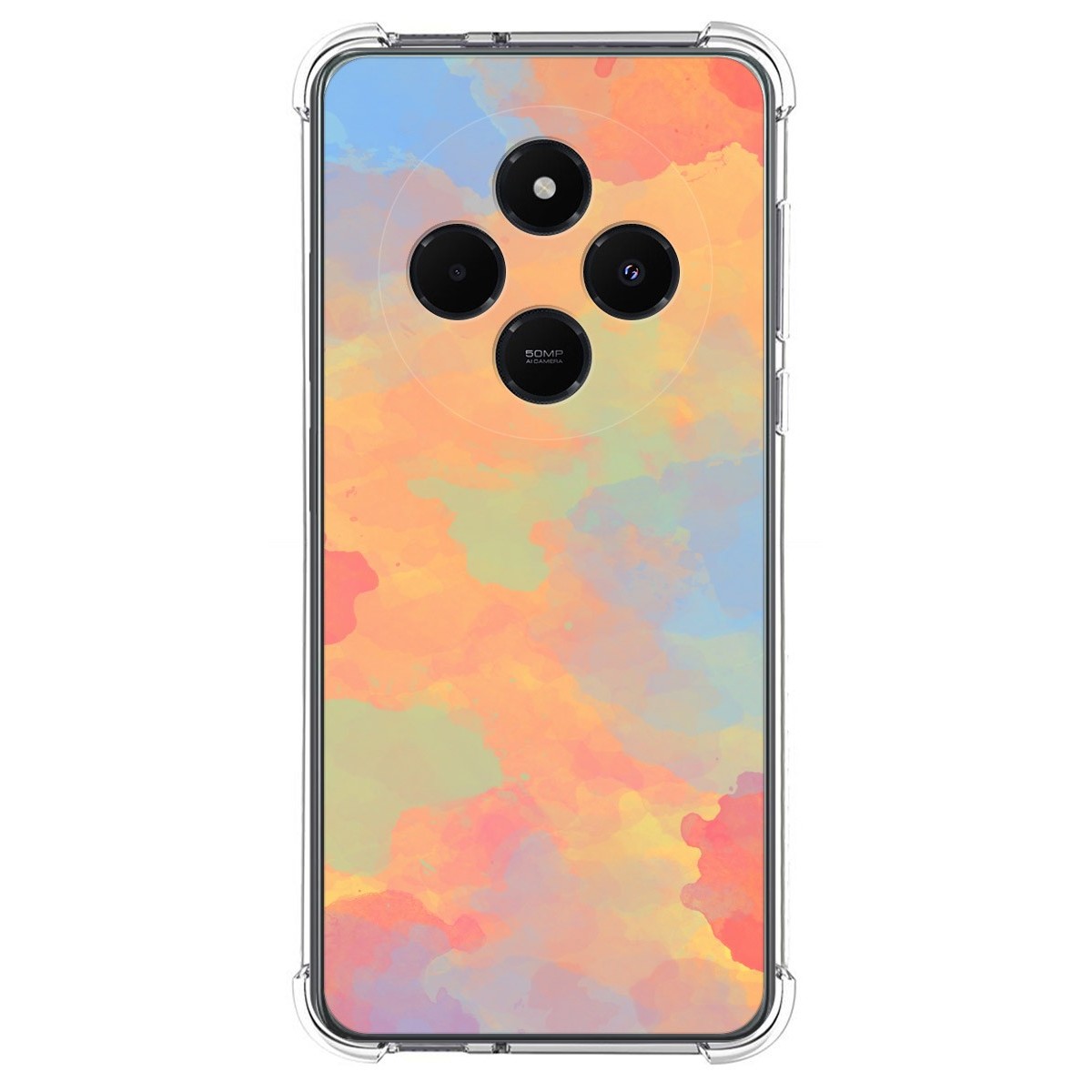 Funda Silicona Antigolpes para Xiaomi Redmi 14C diseño Acuarela 08 Dibujos