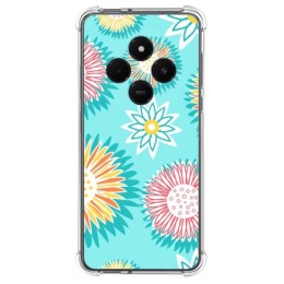 Funda Silicona Antigolpes para Xiaomi Redmi 14C diseño Flores 05 Dibujos