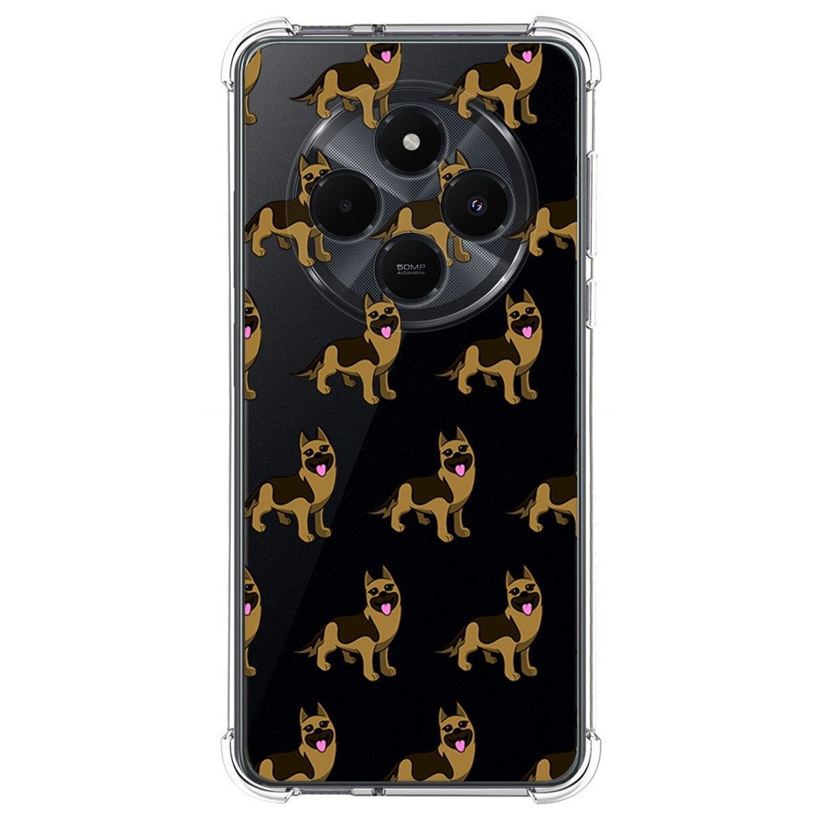 Funda Silicona Antigolpes para Xiaomi Redmi 14C diseño Perros 09 Dibujos