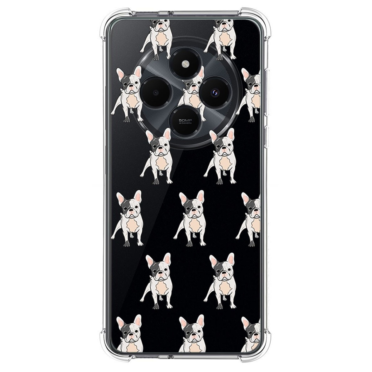 Funda Silicona Antigolpes para Xiaomi Redmi 14C diseño Perros 12 Dibujos