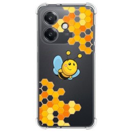 Funda Silicona Antigolpes para Oppo A40 / A40m diseño Abeja Dibujos