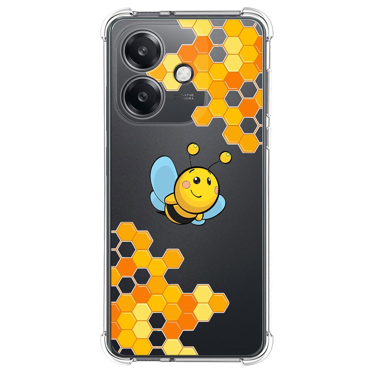 Funda Silicona Antigolpes para Oppo A40 / A40m diseño Abeja Dibujos