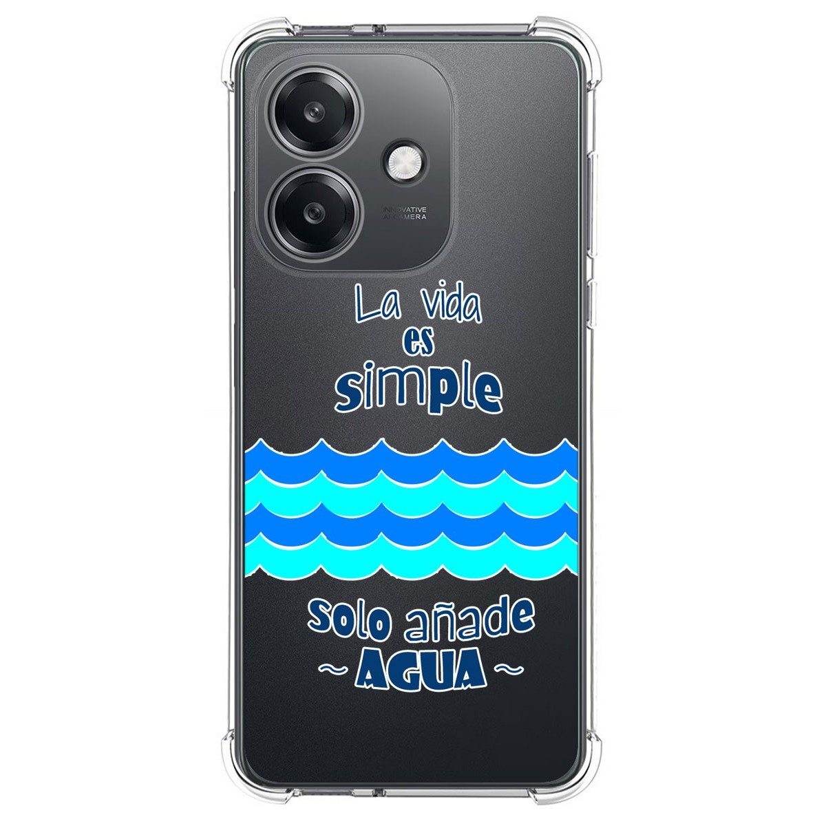 Funda Silicona Antigolpes para Oppo A40 / A40m diseño Agua Dibujos