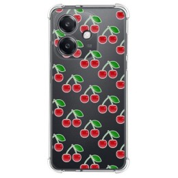 Funda Silicona Antigolpes para Oppo A40 / A40m diseño Cerezas Dibujos