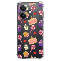 Funda Silicona Antigolpes para Oppo A40 / A40m diseño Dulces 01 Dibujos