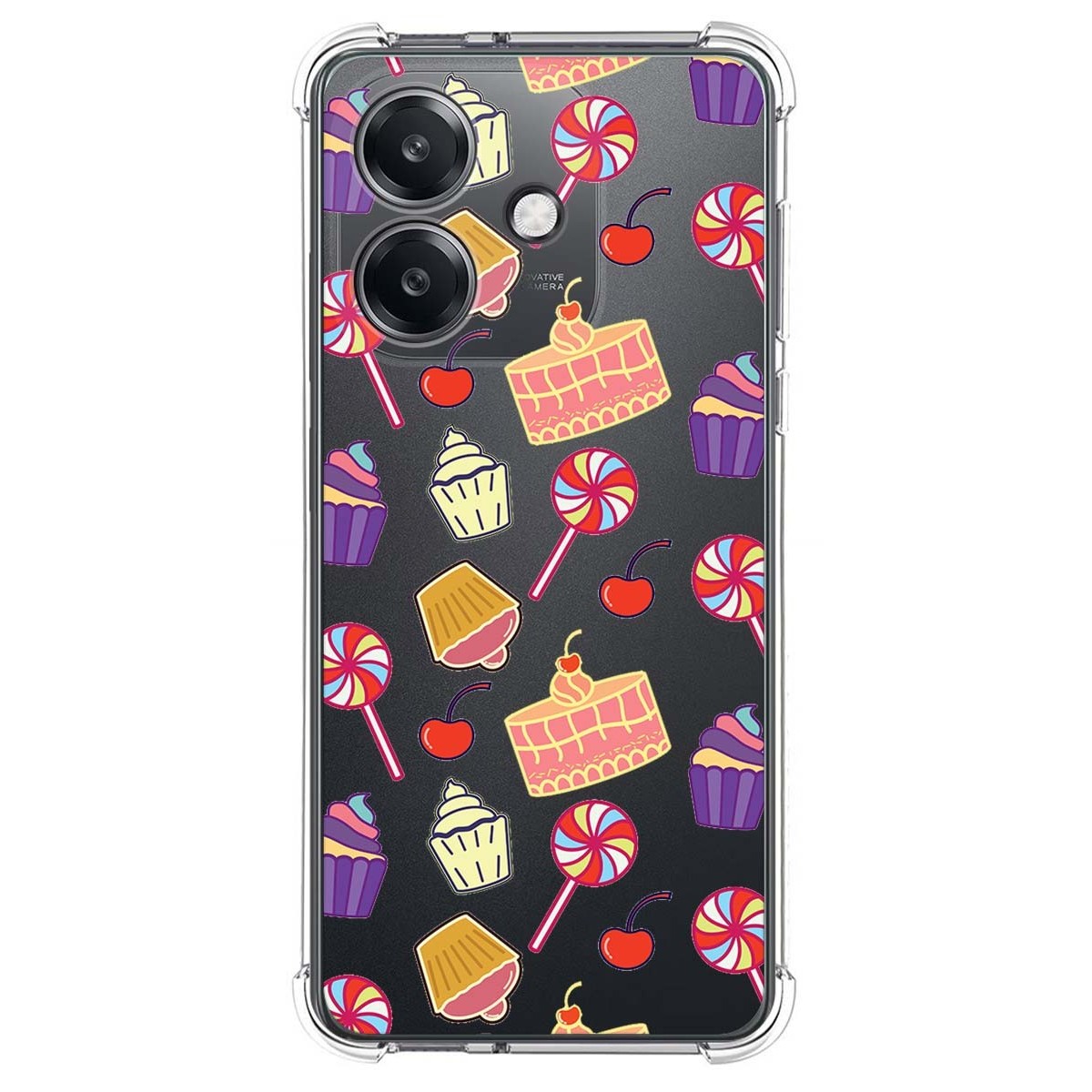 Funda Silicona Antigolpes para Oppo A40 / A40m diseño Dulces 01 Dibujos