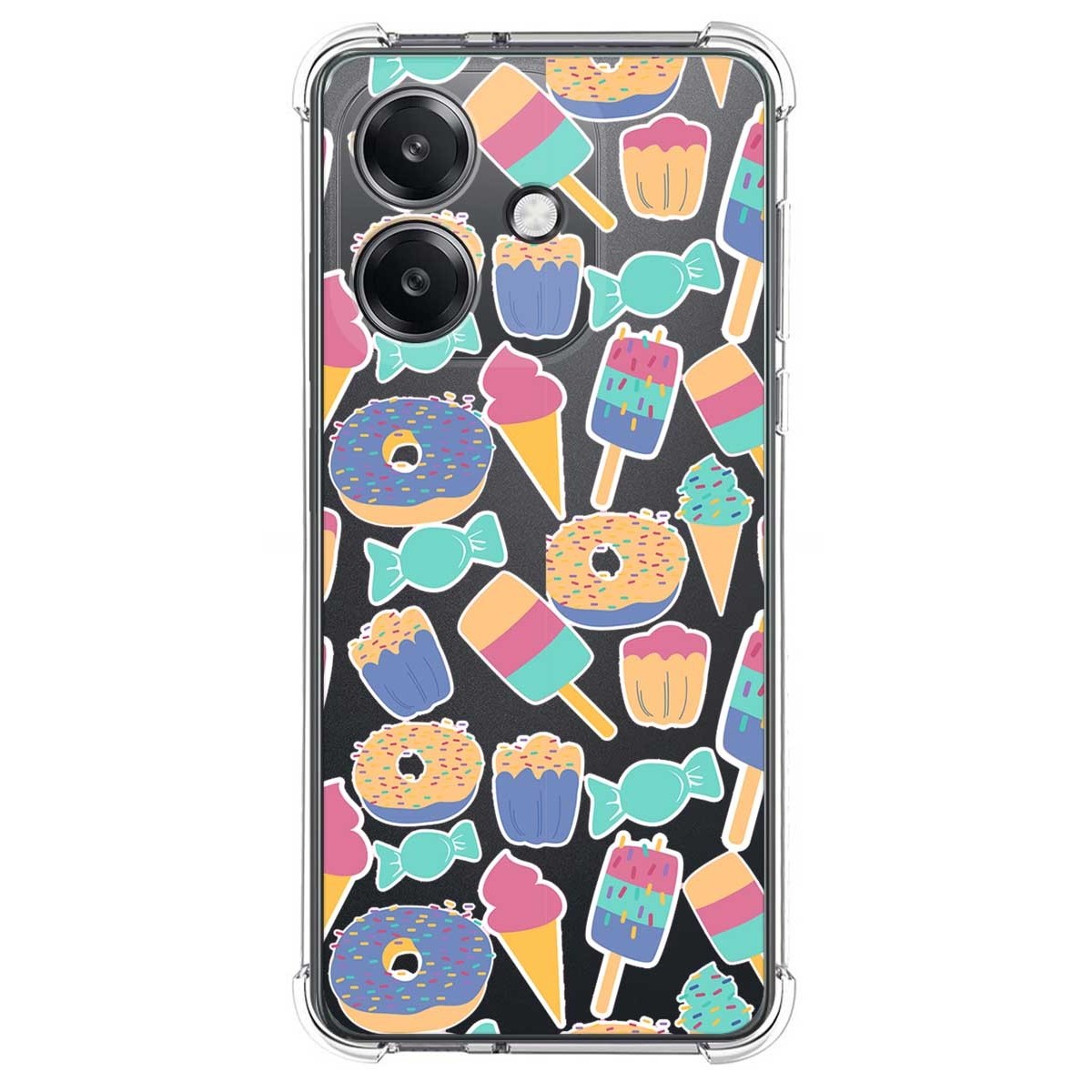 Funda Silicona Antigolpes para Oppo A40 / A40m diseño Dulces 02 Dibujos