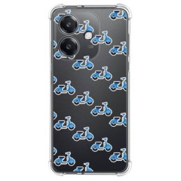 Funda Silicona Antigolpes para Oppo A40 / A40m diseño Scooter Dibujos