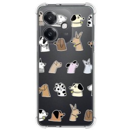 Funda Silicona Antigolpes para Oppo A40 / A40m diseño Perros Dibujos