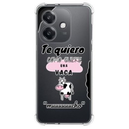 Funda Silicona Antigolpes para Oppo A40 / A40m diseño Vaca Dibujos