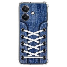 Funda Silicona Antigolpes para Oppo A40 / A40m diseño Zapatillas 01 Dibujos