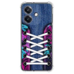 Funda Silicona Antigolpes para Oppo A40 / A40m diseño Zapatillas 06 Dibujos