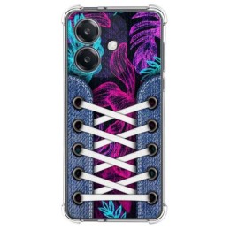 Funda Silicona Antigolpes para Oppo A40 / A40m diseño Zapatillas 07 Dibujos