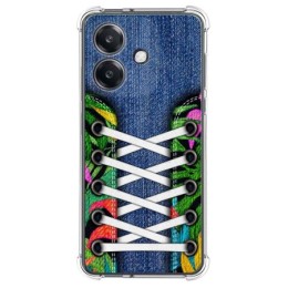 Funda Silicona Antigolpes para Oppo A40 / A40m diseño Zapatillas 13 Dibujos