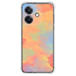 Funda Silicona Antigolpes para Oppo A40 / A40m diseño Acuarela 08 Dibujos