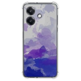 Funda Silicona Antigolpes para Oppo A40 / A40m diseño Acuarela 09 Dibujos