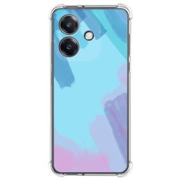 Funda Silicona Antigolpes para Oppo A40 / A40m diseño Acuarela 10 Dibujos