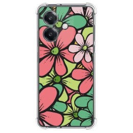 Funda Silicona Antigolpes para Oppo A40 / A40m diseño Flores 02 Dibujos