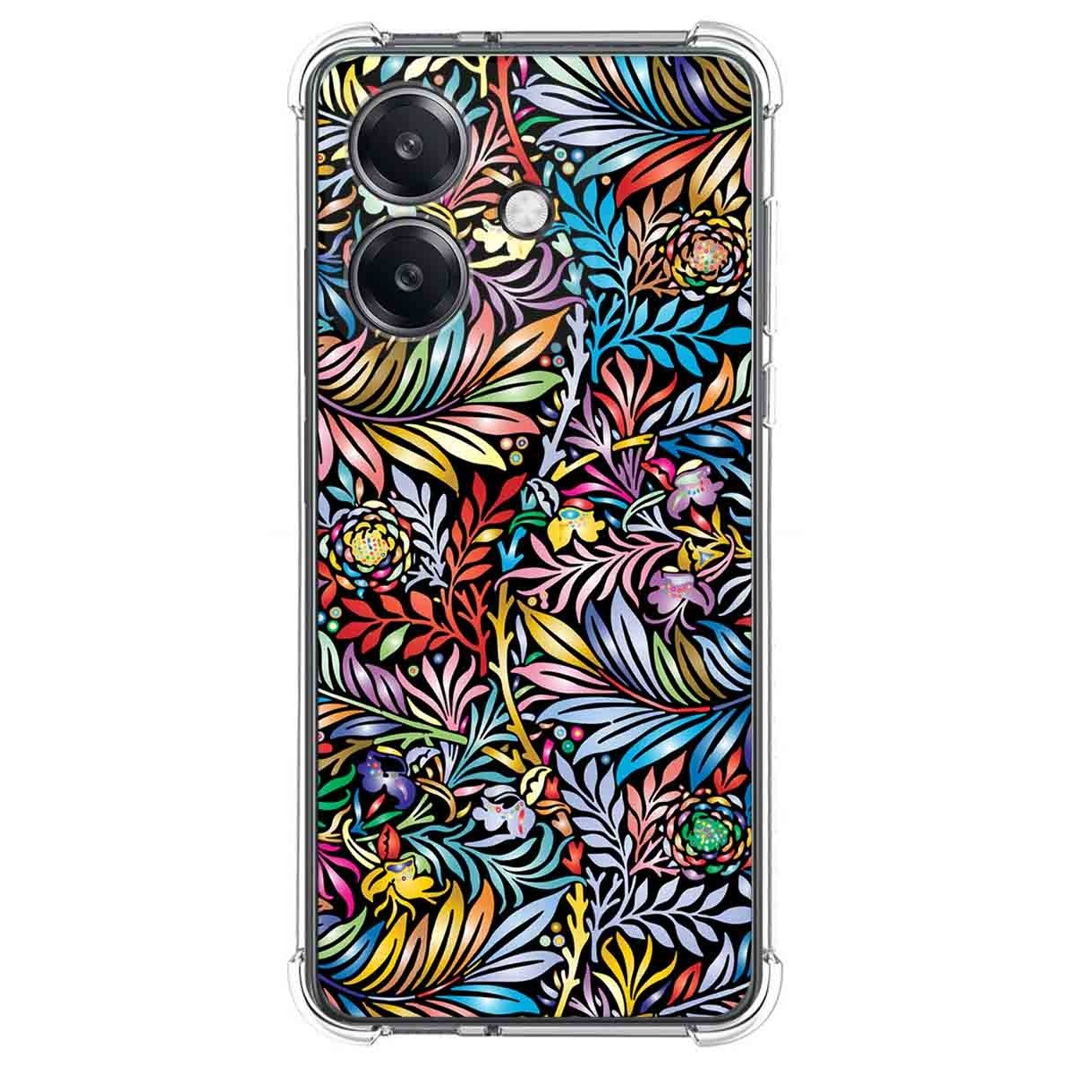 Funda Silicona Antigolpes para Oppo A40 / A40m diseño Flores 04 Dibujos