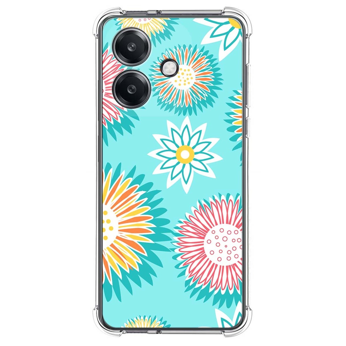 Funda Silicona Antigolpes para Oppo A40 / A40m diseño Flores 05 Dibujos