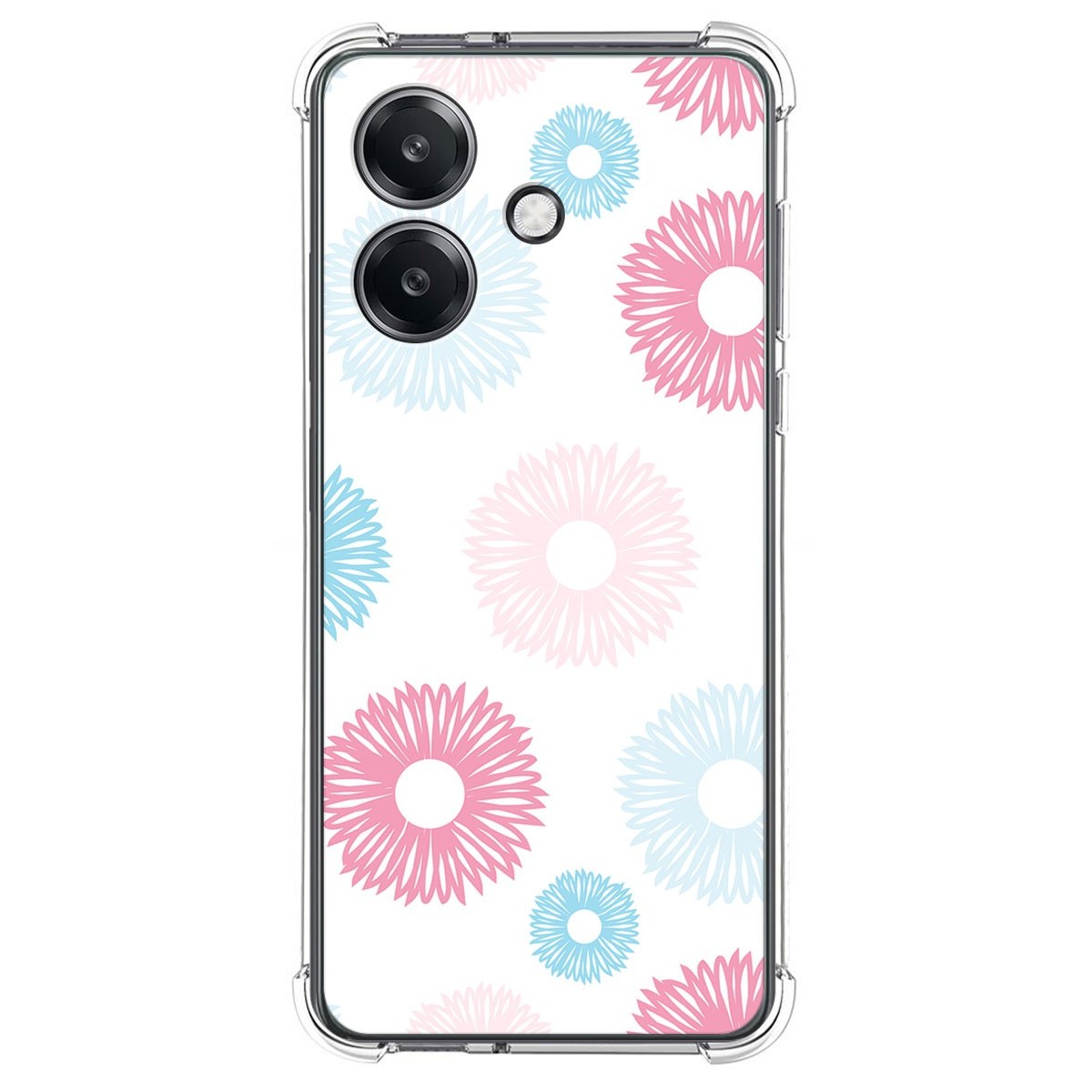 Funda Silicona Antigolpes para Oppo A40 / A40m diseño Flores 06 Dibujos