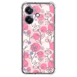 Funda Silicona Antigolpes para Oppo A40 / A40m diseño Flores 07 Dibujos