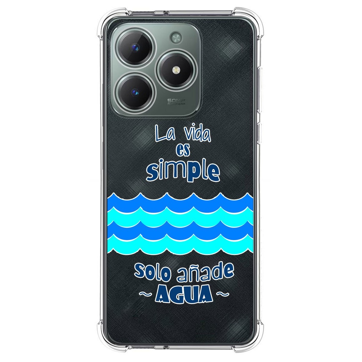 Funda Silicona Antigolpes para Realme C61 / C63 4G diseño Agua Dibujos