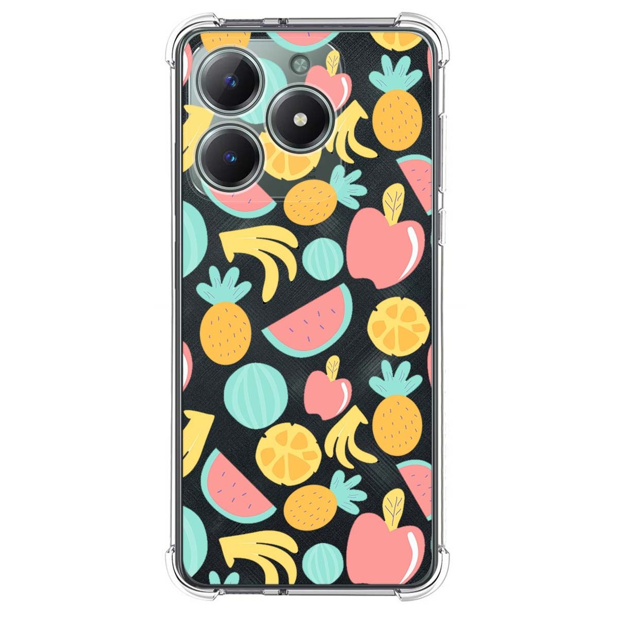 Funda Silicona Antigolpes para Realme C61 / C63 4G diseño Frutas 02 Dibujos