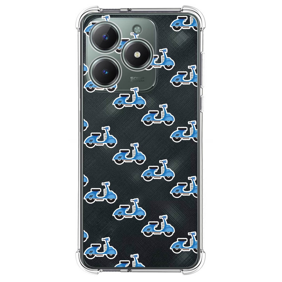 Funda Silicona Antigolpes para Realme C61 / C63 4G diseño Scooter Dibujos