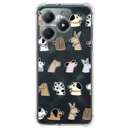 Funda Silicona Antigolpes para Realme C61 / C63 4G diseño Perros Dibujos