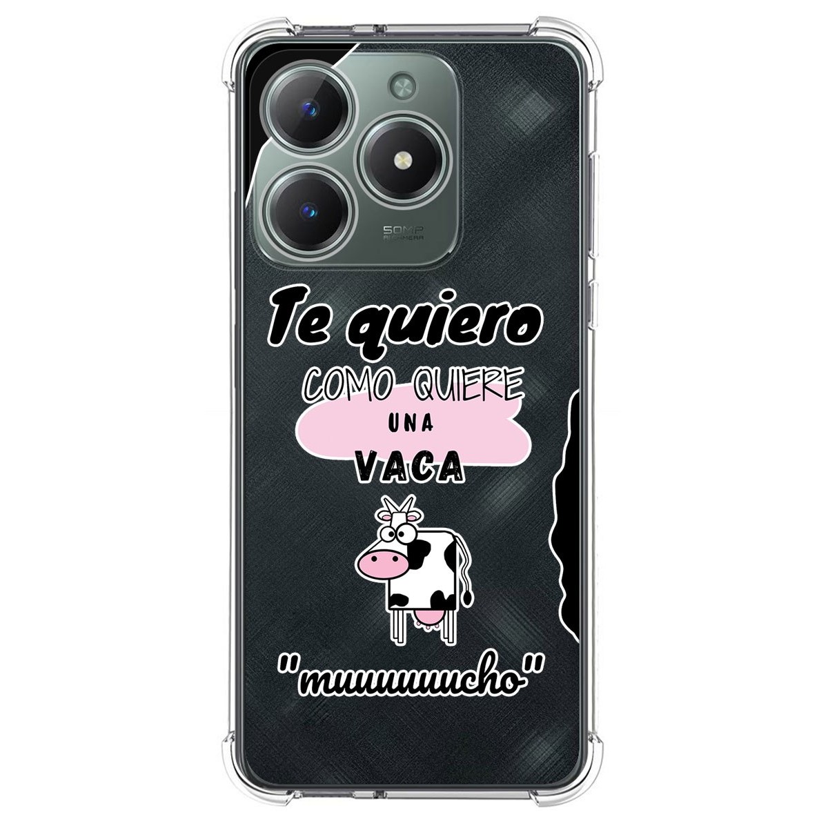 Funda Silicona Antigolpes para Realme C61 / C63 4G diseño Vaca Dibujos