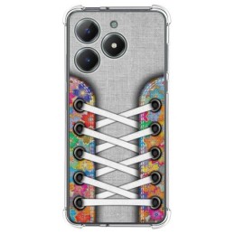 Funda Silicona Antigolpes para Realme C61 / C63 4G diseño Zapatillas 04 Dibujos