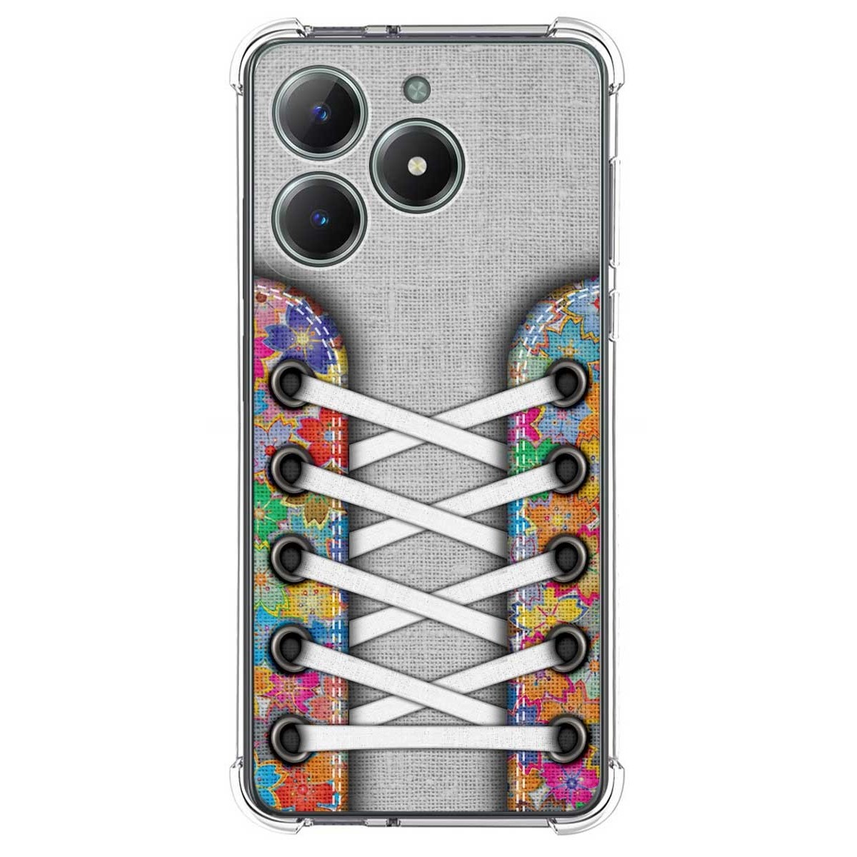 Funda Silicona Antigolpes para Realme C61 / C63 4G diseño Zapatillas 04 Dibujos