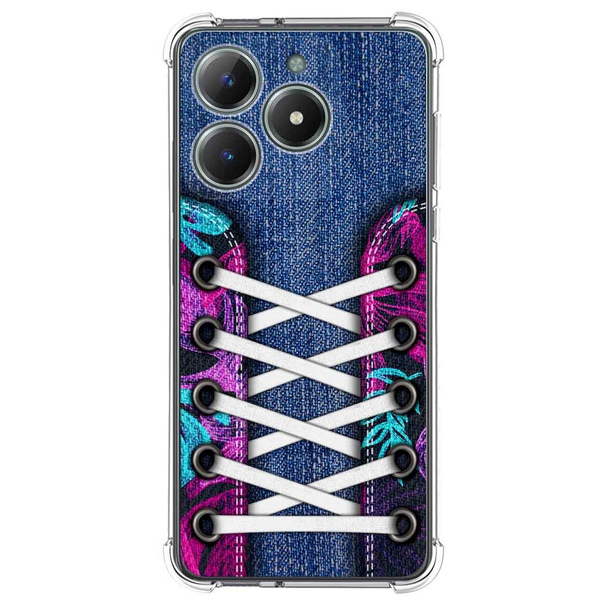 Funda Silicona Antigolpes para Realme C61 / C63 4G diseño Zapatillas 06 Dibujos