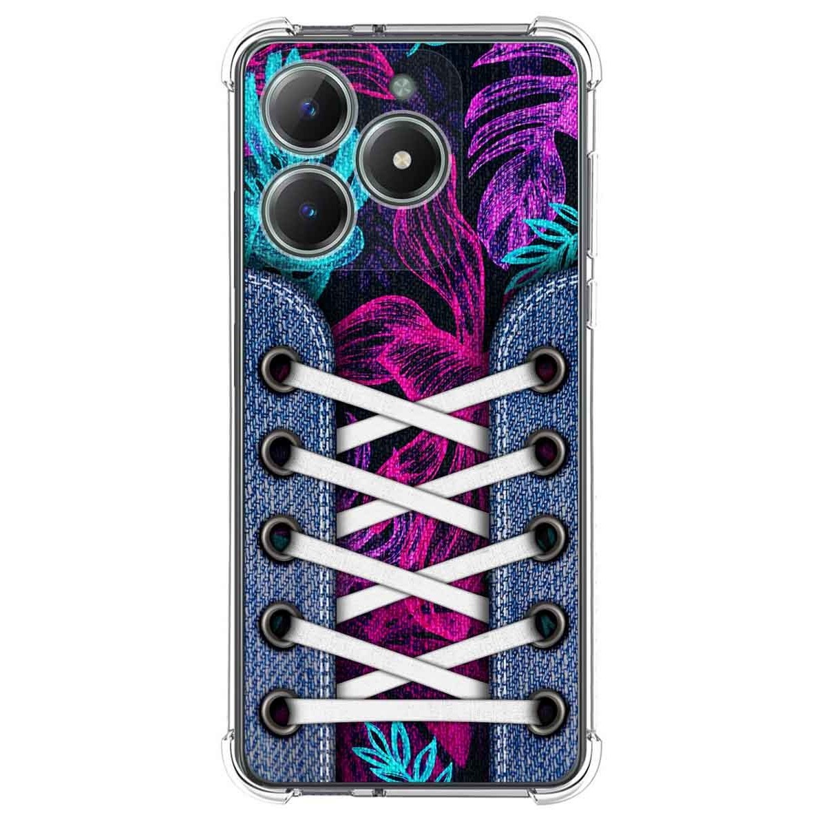 Funda Silicona Antigolpes para Realme C61 / C63 4G diseño Zapatillas 07 Dibujos