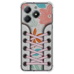 Funda Silicona Antigolpes para Realme C61 / C63 4G diseño Zapatillas 09 Dibujos