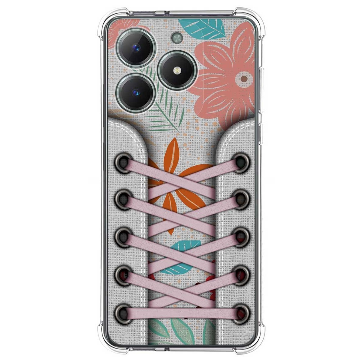 Funda Silicona Antigolpes para Realme C61 / C63 4G diseño Zapatillas 09 Dibujos