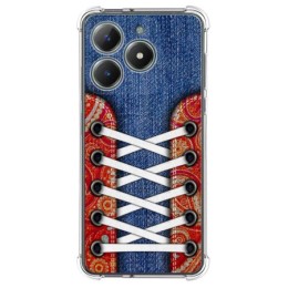 Funda Silicona Antigolpes para Realme C61 / C63 4G diseño Zapatillas 11 Dibujos