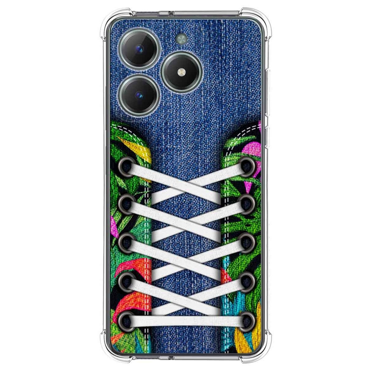 Funda Silicona Antigolpes para Realme C61 / C63 4G diseño Zapatillas 13 Dibujos