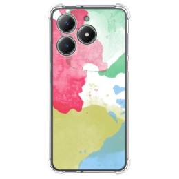 Funda Silicona Antigolpes para Realme C61 / C63 4G diseño Acuarela 02 Dibujos