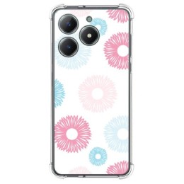 Funda Silicona Antigolpes para Realme C61 / C63 4G diseño Flores 06 Dibujos