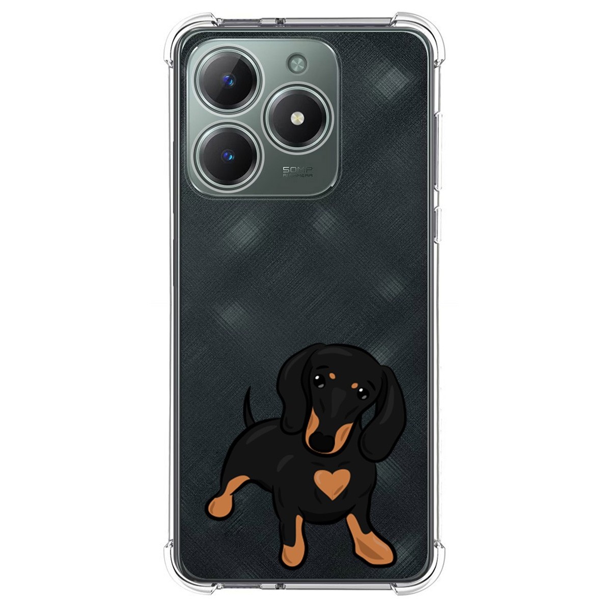 Funda Silicona Antigolpes para Realme C61 / C63 4G diseño Perros 04 Dibujos