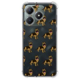 Funda Silicona Antigolpes para Realme C61 / C63 4G diseño Perros 09 Dibujos